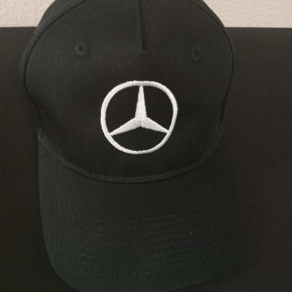 Mercedes Logo Adjustable Cap Black